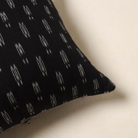 Black - cotton pochampally ikat cushion cover 44