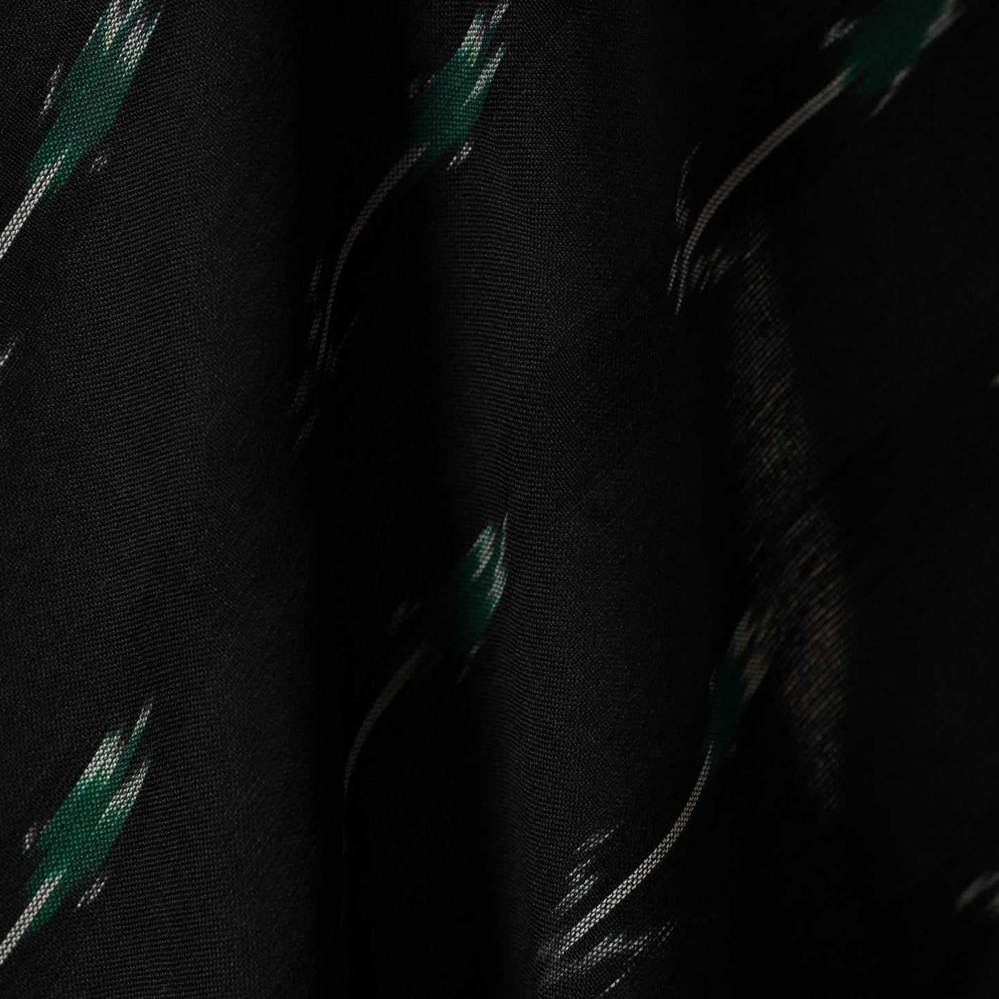 Cotton pochampally ikat fabric 02 - handcrafted