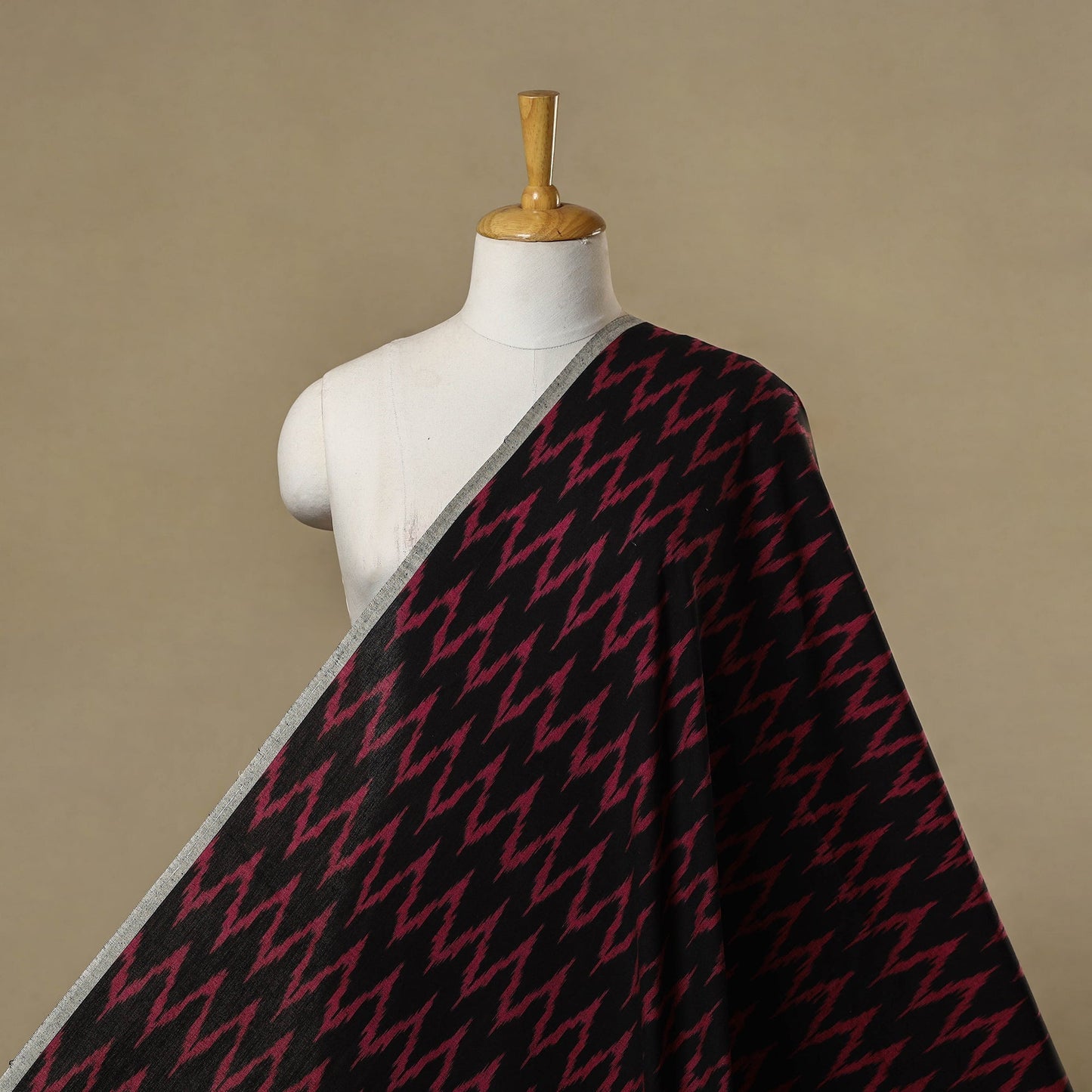 Cotton pochampally ikat fabric 06 - handcrafted