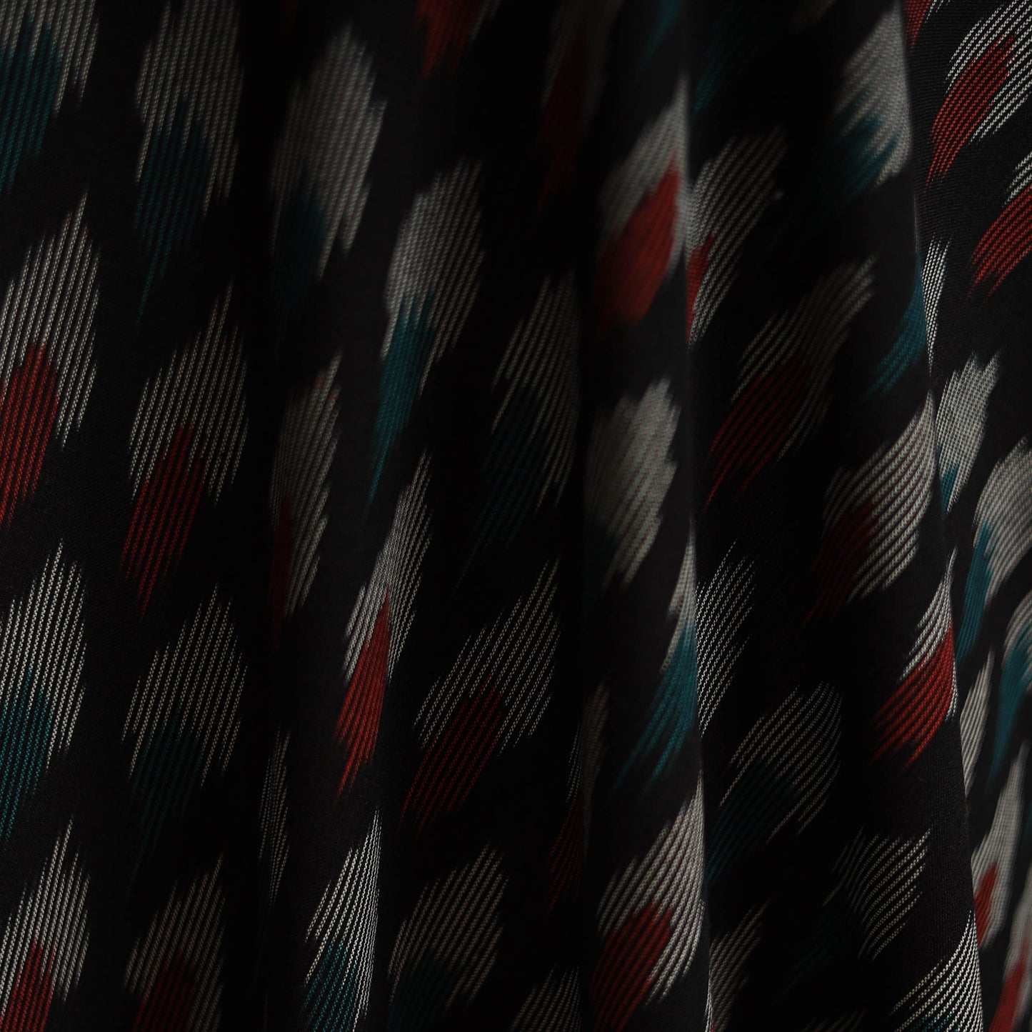 Cotton pochampally ikat fabric 09 - handcrafted