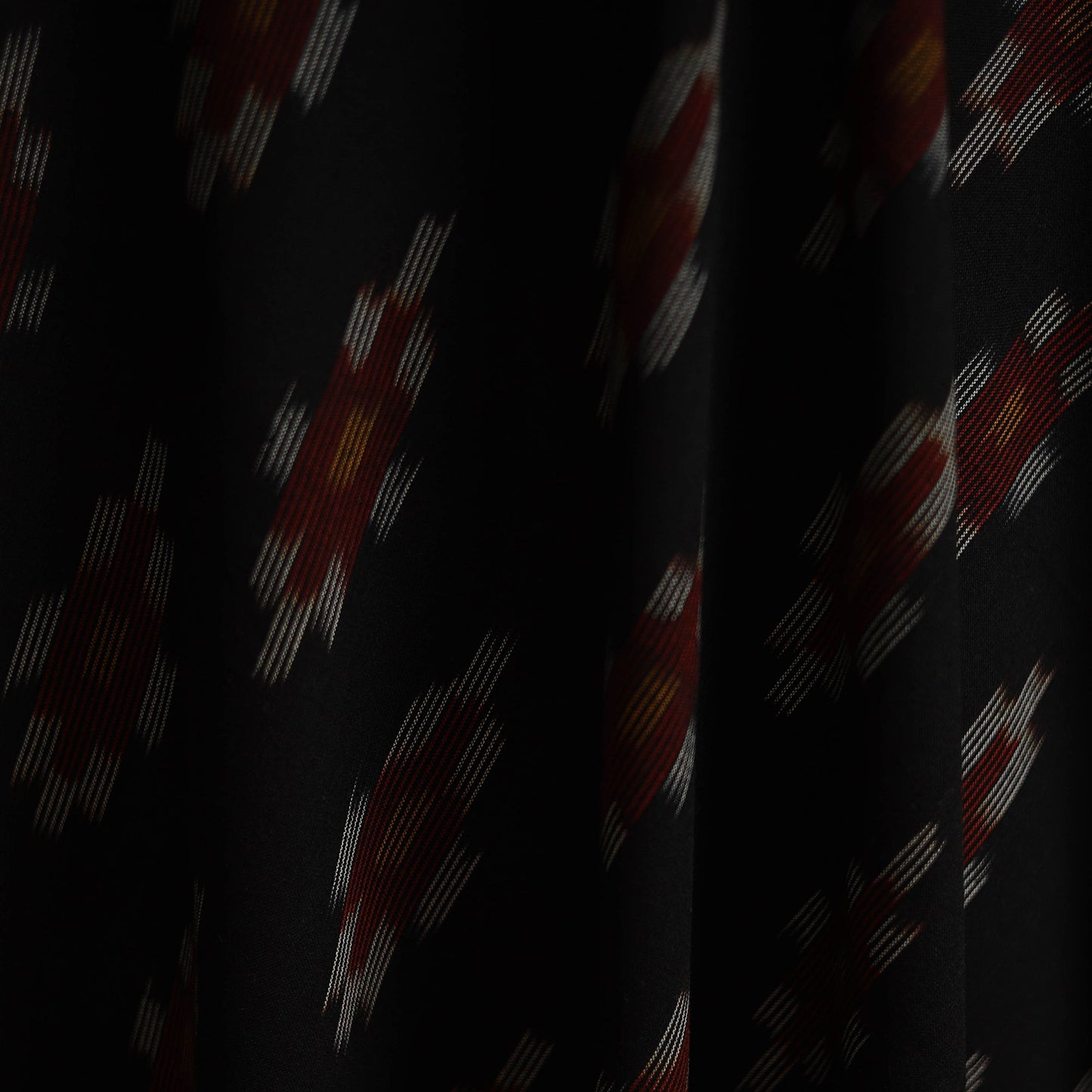Cotton pochampally ikat fabric 16 - handcrafted