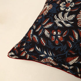 Cotton Block Printed Bagru Cushion Cover (16 x 16 in) 25