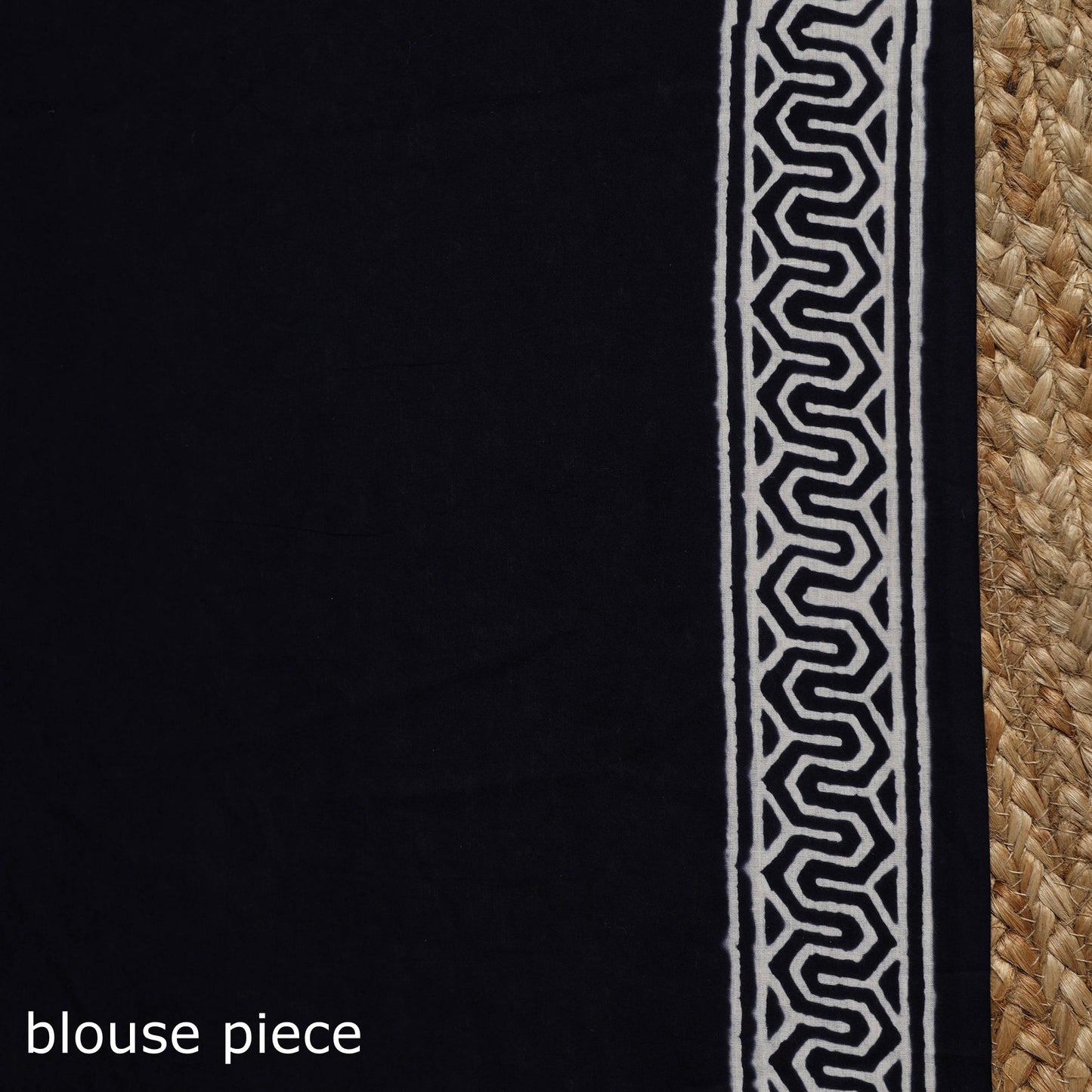 Black - cotton sanganeri saree 13 - handcrafted