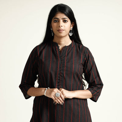 jacquard kurta