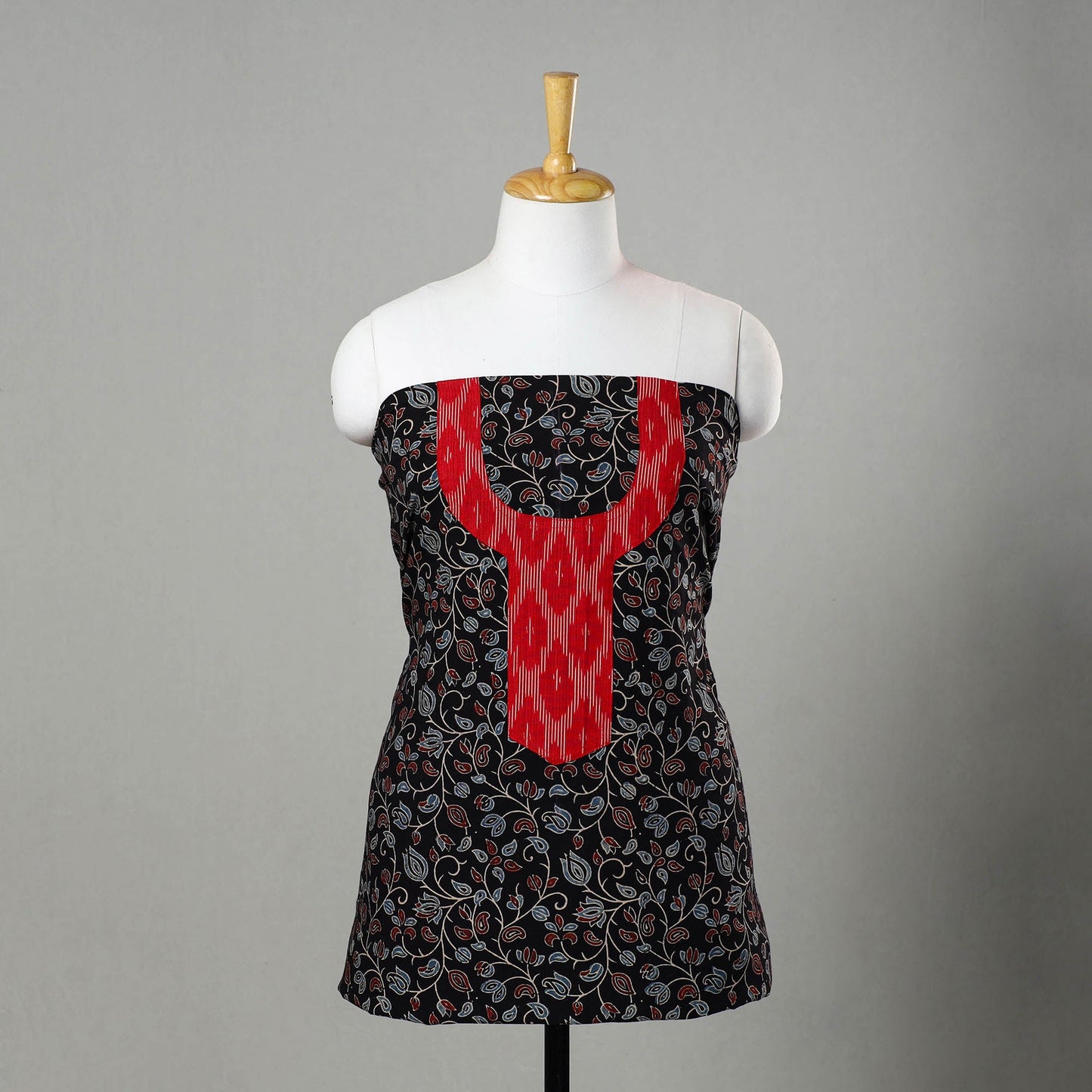 Buy Traditional Ajrakh Print Kurta Material Online in India