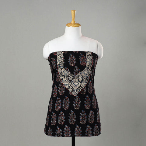  Traditional Ajrakh Print Kurta Material Online in India