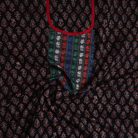  Traditional Ajrakh Print Kurta Material Online in India