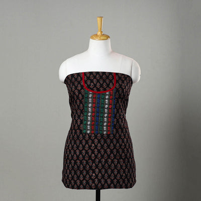  Traditional Ajrakh Print Kurta Material Online in India