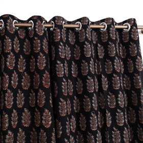 Buy Block Print Cotton Window Ajrakh Curtain