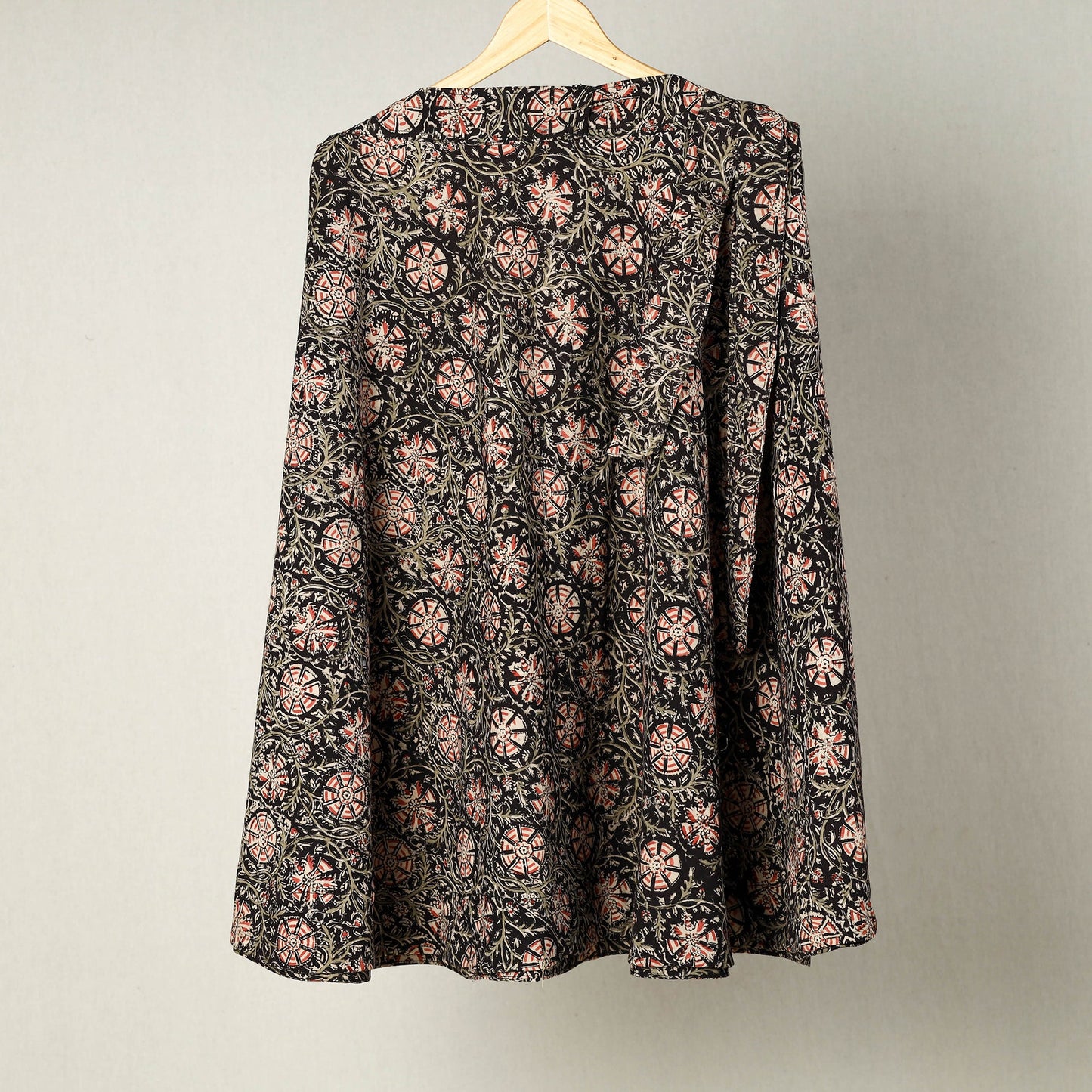 Block Print Cotton Wrap Around Ajrakh Skirt 
