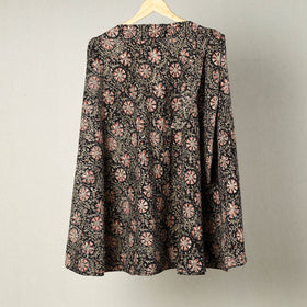  Block Print Cotton Wrap Around Ajrakh Skirt 