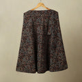 Black - cotton wrap around skirt 32 - handcrafted