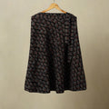 Black - cotton wrap around skirt 34 - handcrafted
