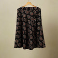 Black - cotton wrap around skirt 38 - handcrafted
