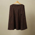 Black - cotton wrap around skirt 41 - handcrafted