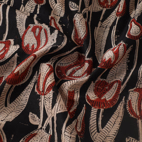 Ajrakh Dabu Bagru Block Print Handloom Chanderi Silk Fabric