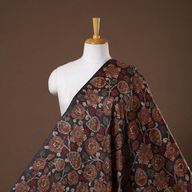 Black - desi tussar silk handpainted srikalahasti pen