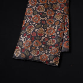 Black - desi tussar silk handpainted srikalahasti pen