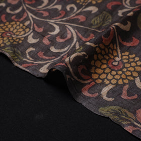 Black - desi tussar silk handpainted srikalahasti pen