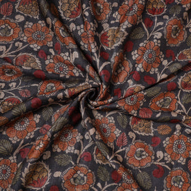 Black - desi tussar silk handpainted srikalahasti pen