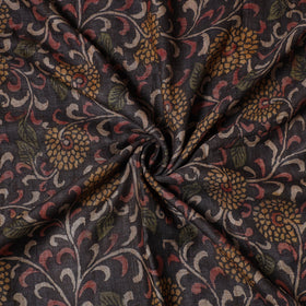 Black - desi tussar silk handpainted srikalahasti pen