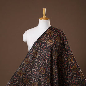 Black - desi tussar silk handpainted srikalahasti pen