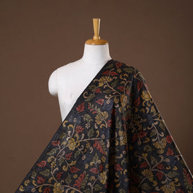 Black - desi tussar silk handpainted srikalahasti pen