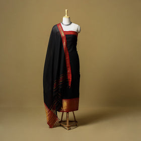 Dharwad cotton 3pc unstitched dress material with border 23