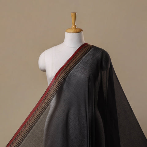 Dharwad cotton fabric with border 07 - handcrafted