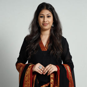  Dharwad Cotton Kurta with Palazzo & Dupatta Set