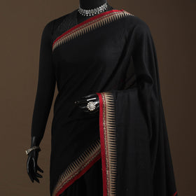 Dharwad cotton saree with border 03 - handcrafted