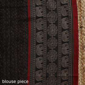 Dharwad cotton saree with border 03 - handcrafted