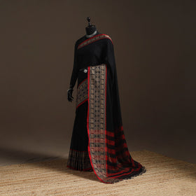 Dharwad cotton saree with border 03 - handcrafted