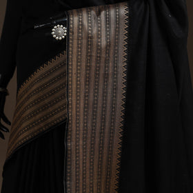 Dharwad cotton saree with border 04 - handcrafted