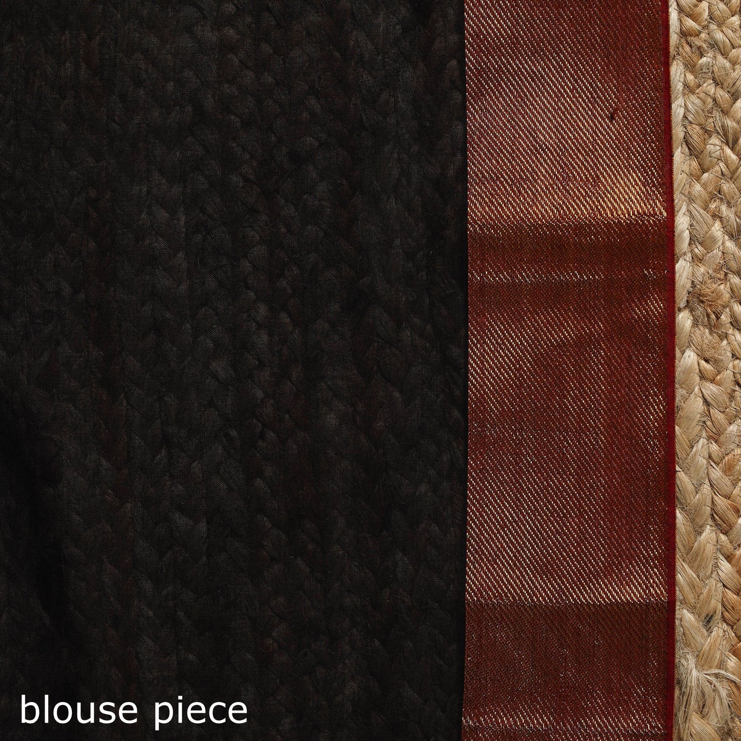 Dharwad cotton saree with border 11 - handcrafted