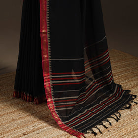 Dharwad cotton saree with border 16 - handcrafted