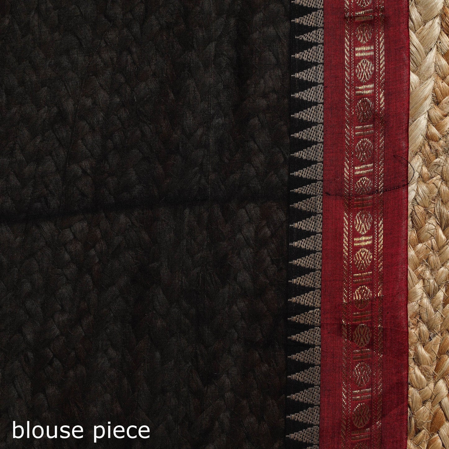 Dharwad cotton saree with border 16 - handcrafted