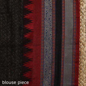 Dharwad cotton saree with border 26 - handcrafted