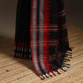 Dharwad cotton saree with border 26 - handcrafted