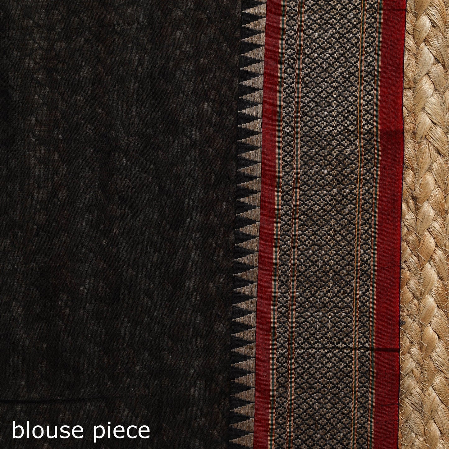 Dharwad cotton saree with border 30 - handcrafted