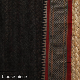 Dharwad cotton saree with border 30 - handcrafted