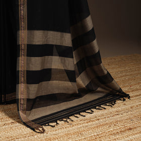 Dharwad cotton saree with border 42 - handcrafted