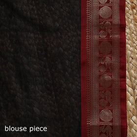 Dharwad cotton saree with border 43 - handcrafted