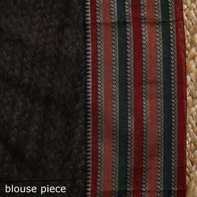 Dharwad cotton saree with border 43 - handcrafted