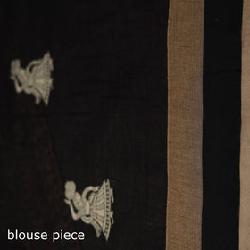 Dharwad cotton saree with border 26 - handcrafted