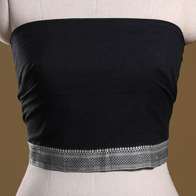 Dharwad weave cotton blouse piece 32 - handcrafted