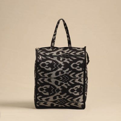  Black Eco-Friendly Handmade Cotton Handbag for Women