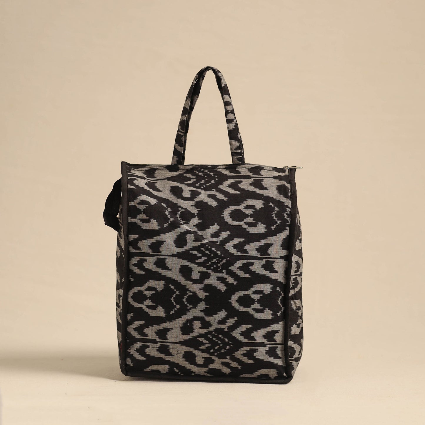  Black Eco-Friendly Handmade Cotton Handbag for Women