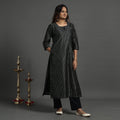 Buy Elegant Banarasi Brocade Silk Kurta with Pant Set Online at iTokri.com