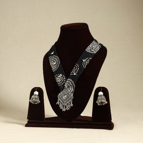 Buy Fabart German Silver Necklace Set 